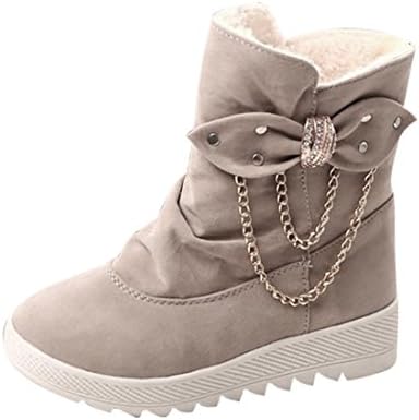 Womens Boots,Moonuy Ladies Girl Vintage Winter Boots Casual Warm Outdoor Snow Martin Boots,Womens Fahsion Shhoes,Women Winter Boots,Womens Shoes,Womens Ankle Boots (39(UK:6.5), Khaki)