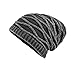 Produktbild Happy Event Herren Thicken Warm Knit Beanie Crochet Winter Stricken Schädel Slouchy Caps Hut (Grau)