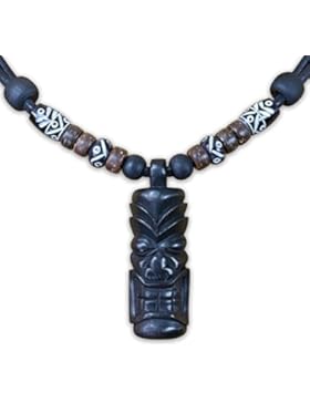 HANA LIMA ® Lederkette Tiki Tikikette Neuseeland Surferkette Surferhalskette