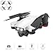Produktbild YMXLJJ Drohne mit Kamera Wifi FPV Vier-Achsen-Flugzeug mit 720P HD Dual-Kamera Live-Video Faltbare RTF 2,4 Ghz 4 CH 6-Achsen-Gyro Automatische Follow/Gesture Photo RC Helicopter White