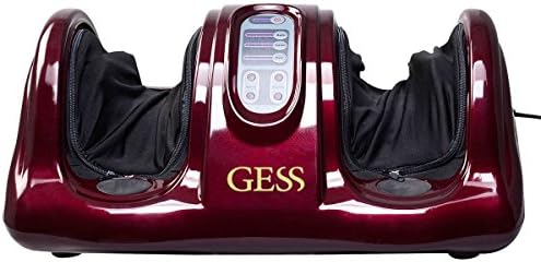 Shiatsu Kneading and Rolling Foot Massager Personal Health Studio w/ remote control (Red)