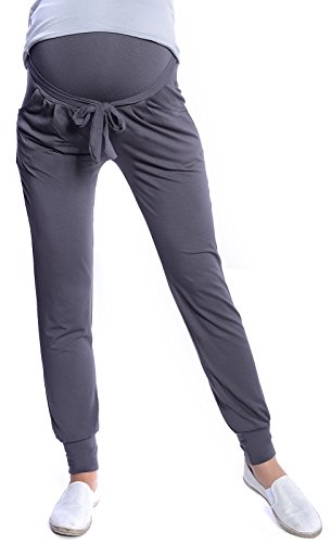 Mija - Relaxed Maternty Pants Trousers Harem Alladin 4012 (14, Graphit)