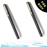 WALLPAY PRODUCTS Dazed Luoshi Golden and Black Roller Ball Ink Pen for Husband/Boss - Set of 2 roller ink pen ball pen expensive/pens ink roller Gift for DAD/BOSS