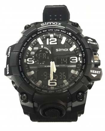 Preisvergleich Produktbild Sportuhren Unisex, analog und digital wasserdicht