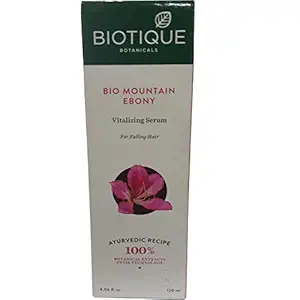 Biotique Bio Mountain Ebony Vitalizing Serum For Falling Hair (120ml) (Pack Of 2)