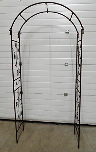 Rosenbogen Rankbogen Rundbogen Rankhilfe Torbogen Spalier Metall H 210 cm 130288