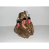 Schnaps Geschenkeset mit Massiv- Holzträger