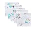 [Need4Baby] 5 x Baby Burp Cloths (Wash Cloths, Flannel Wipes) 35 x 35 cm