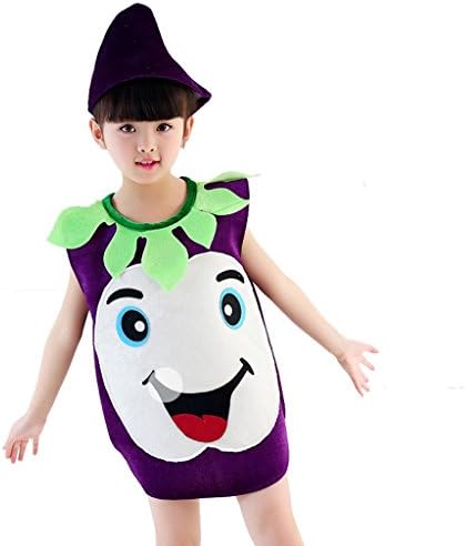 Wgwioo kindergarten children 's dance clothing performance school play party costumes classical boys girls wear kids stage students group team world fruits and veggies , 2# , xl