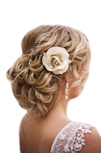 HAIR EXTENSIONS CURLY OR MESSY DRAWSTRING UPDO FULL BUN ADD BODY IN ASH BLONDE MIX