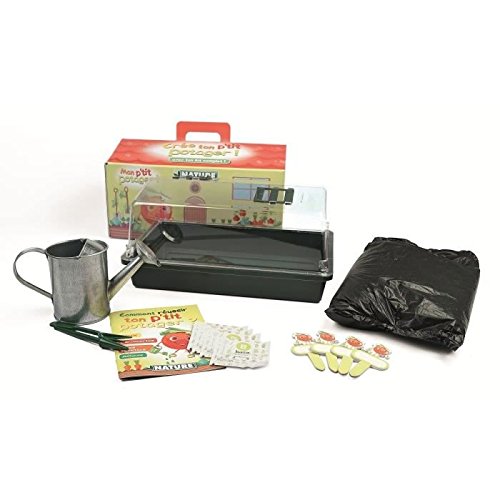 Preisvergleich Produktbild Natur Kit Mein P 'tit Gemüsegarten – Zimmergewächshaus, Semis und Zubehör