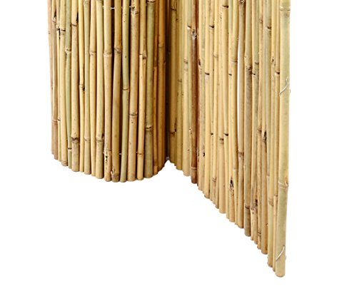 Bambusmatte Bali, extrem stabil, 150 x 300 cm, mit Draht durchbohrt und verbunden - 4