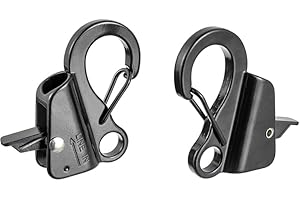 CDDCWZ Gancio per L'Ancoraggio della Barca, 2 Pezzi Gancio per Ancoraggio Barca di 316 Acciaio Inox, Gancio per L'Ancoraggio della Barca per Sicurezza dei Carichi in Kayak Auto Barche Camion