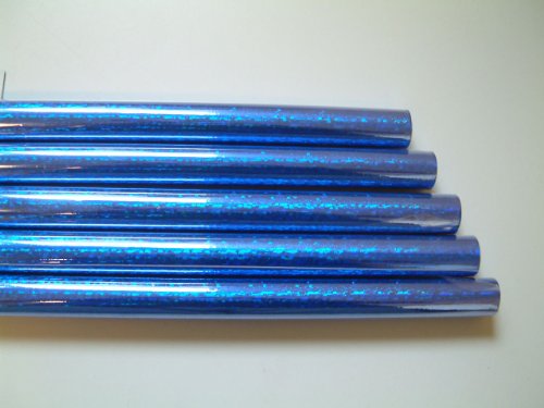 HOLOGRAMMFOLIE, 5 Rollen blau, 1m x 33cm, selbstklebend