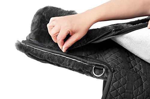 ENGEL-GERMANY-Sheepskin-Saddle-Bareback-Riding-Pad-colour-black
