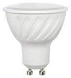 Potencia: 7w (=75w) Wonderlamp W-B000007 - Bombilla LED SMD alta potencia GU10 Cristal Mate, 7 W , Luz calida (3000º K) , 700 lm, 25000 horas , Ángulo de luz : 100º Encendido instantaneo (100% luz 0,5s)