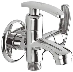 Acetap Brass 2-Way Bib Cock Alive Series Chrome Plated With Wall Flange