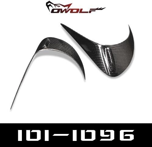 Real Carbon Fiber Eyebrows Eyelids of Tail Light Covers