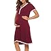 Produktbild Bestes Muttertagsgeschenk !!! Beisoug sexy frauen mutterschaft stillen baby stillen nachthemd schwangerschaft weich dress