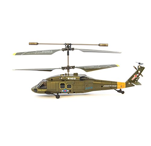 Preisvergleich Produktbild efaso S102G - 3 Kanal IR Helikopter im Militärlook, Military grün