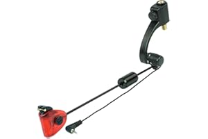 ‎HIRISI TACKLE Hirisi Tackle Karpfenangeln Swinger, 4 Farben,Led Lichter, Swinger Bissanzeiger AngelzubehöR, Einstellbare ElastizitäT, 2 Stufen，Mit Schnellkupplung