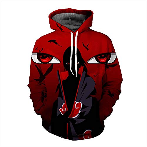 [Jandz] Capucha Anime, Cartoon, Manga Diseño: Naruto, Pokemon, Bleach, One Piece, Dragon Ball: contento, diseños de Cosplay, otaku, manga, anime, historieta (Asian (3XL) ? EU (XL), Design: 801)
