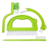 limpiador juntas azulejos opiniones Diseño ergonómico: cada cepillo viene con un diseño extensivo con asas curvadas antideslizantes que se ajustan perfectamente a tu mano y te permite hacer una acción potente.