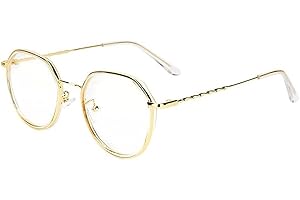 BOUACOUA Blaulichtfilter Brille ohne Sehstärke Anti-Blaulicht Gläser Brille für Damen und Herren