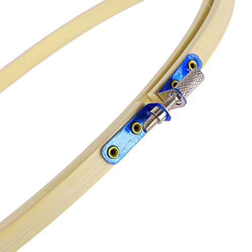 OULII Bambus Stickerei Rahmen 4ST 17 20 23 26 cm Tambour Stickerei Kreuz Stich Hoffnung Ring - 3