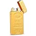 Produktbild Kivors® Drache elektronisches Feuerzeug tragbar USB aufladbar dopple Lichtbogen tragbar (gold2)