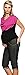 Mija - Capri Denim Maternity Cropped trousers Jeans pants short 9046 (18, Black)