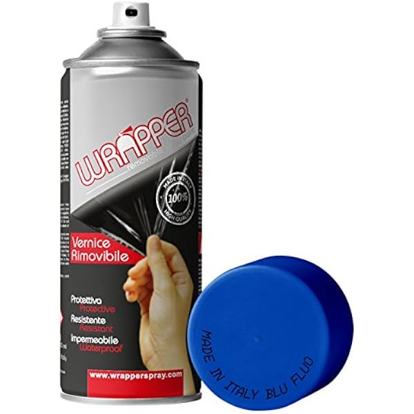 WRAPPER BLU FLUO ML 400 : Amazon.it: Auto e Moto
