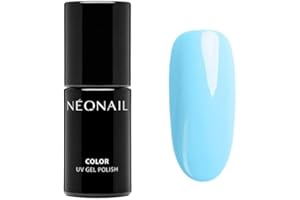 NÉONAIL NEONAIL Pintauñas Semipermanentes 7,2 ml Azul Blue Surfing Esmaltes Semipermanentes Para Uñas Gel Uñas Manicura Nail Art Brillo Uñas Laca De Uñas Esmalte Uñas