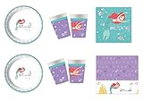 24 platos redondos CM 23 de Ariel Disney