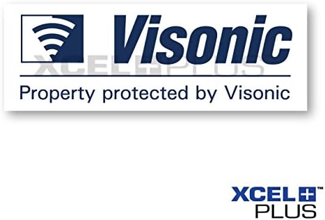 5X Visonic Alarm "Property Protected" Burglar Alarm Window and Door Stickers