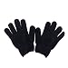 ROSENICE Shower Exfoliating Gloves Bath Body(Black)