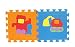 Bigood Vehicle EVA Foam Educational Toys Interlocking Puzzle Play Mat Floor 10