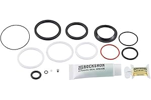 RockShox Service - 200 Hour/1 Year Service Kit (Includes Sealhead Seals, Piston Seal, Glide Rings, Ifp Seals, Remote Spares, Grease) - Super Deluxe Coil Remote (2018+): Black