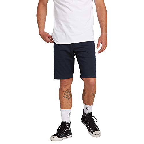 Volcom Short frckn mdrn Strch Sht, Hombre, Short Frckn Mdrn Strch Sht, Azul Marino, 28
