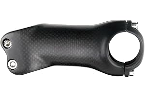 Alfa Pasca Tige de vélo Carbone vélo de Route VTT Pas de Logo + -6/17 degrés 3K Brillant/Mat 31,8 * 70/80/90/100/110/120/130mm