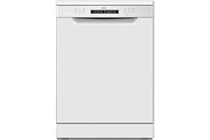 Amica ADF430WH Freestanding Slimline Dishwasher, 9 Place Settings, 6 Programs, 44.8cm wide, White
