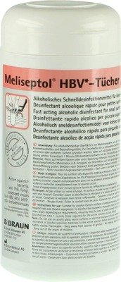 Preisvergleich Produktbild MELISEPTOL HBV Tücher Spenderbox 100 St Tücher