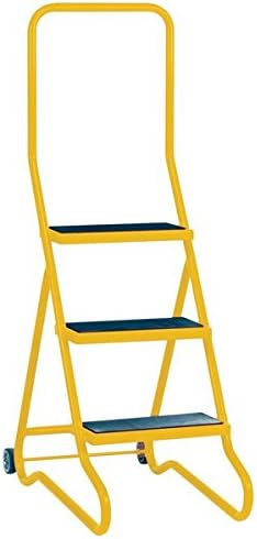 3 step light duty tilt n pull yellow - access equipment - steps