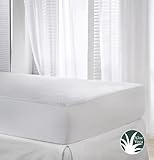 Velfont Terry Towelling Waterproof and Breathable Aloe Vera Mattress Protector - Fitted, Single Size (90x190/200cm)