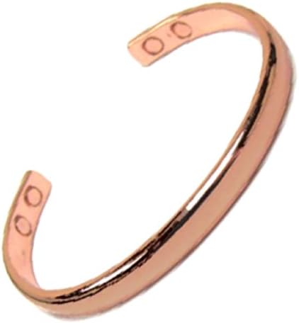 Magnohealth Copper Magnetic Therapy Bracelet with Pouch – HIGH Strength Magnets – Three Size Options: XL Fits Wrist Up to 24cm