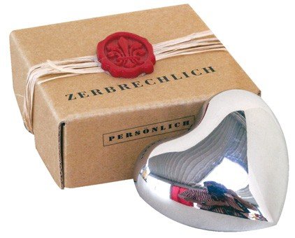 Handschmeichler Klangherz in Geschenkbox (ca. 6,5 cm)