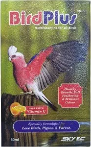 Sky EC Bird Plus Fins Fur and Feathers Multi Vitamins Liquid for Birds 30 ml (Pack of 5)