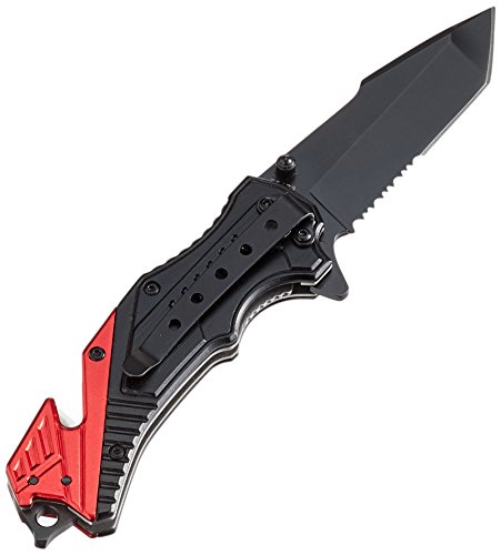 Haller Rescue Taschenmesser inkl. Gurtschneider und Glasbrecher in Schwarz - 2