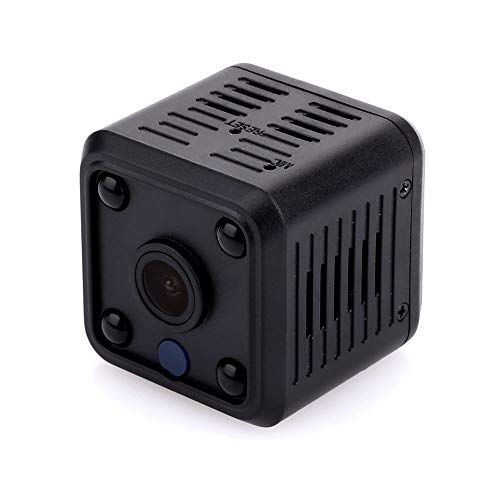 Preisvergleich Produktbild Rosepoem Mini-Wireless-WLAN-Kamera, Überwachungskamera mit niedrigem Stromverbrauch, WiFi-Verbindung, AP-Hotspot, Bewegungserkennung, PIR-Alarm, SD-Video, zeitgesteuertes Video