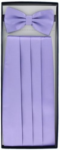 Cummerbund &amp; Bow Set - Lilac